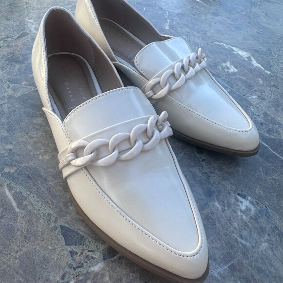 LC LAUREN CONRAD Women's DEMII Memory Foam Bone Loafers - size - Picture 2 of 5